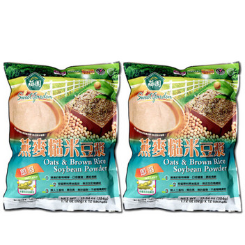  芗园燕麦糙米豆浆 (32gx12包/袋) 共384g 即冲即食 