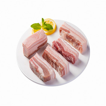 食小易进口猪五花400g/袋*3肥而不腻层理分明