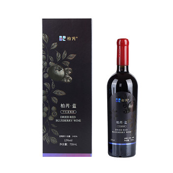 【国安农业臻选】贵州柏芮.蓝（干型蓝莓酒）750ml