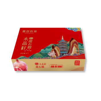 云南水晶籽甜石榴约2.5kg-农业箱