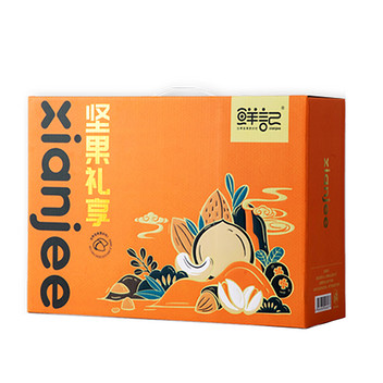 鲜记坚果礼享坚果零食礼盒1.232kg