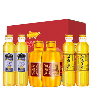 金龙鱼食用油礼盒-普惠B2400ml