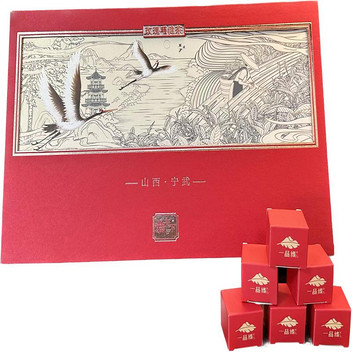 山西宁武县恭天下毛建红茶龙珠礼盒140g（玫瑰味）