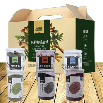 垄垦有机杂粮菌菇礼盒1.9kg