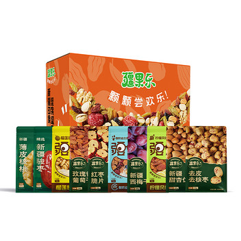 疆果乐新疆印象·坚果盛宴礼盒(中号D款）2143g