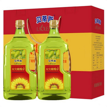 贝蒂斯葵花籽橄榄调和油1.6L*2礼盒