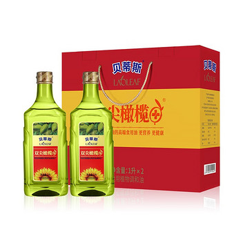 贝蒂斯葵花籽橄榄调和油1L*2
