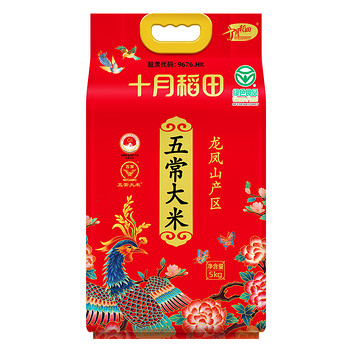 十月稻田五常大米龙凤山产区5kg