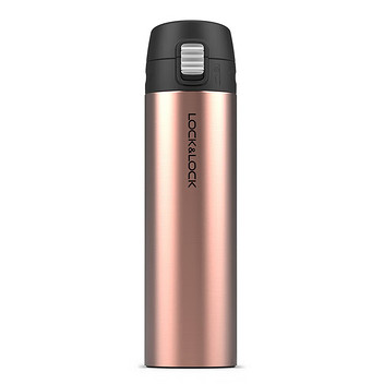 乐扣乐扣缤纷弹跳盖保温杯LHC3222GPK金色390ml
