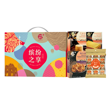 十月初五缤纷之享澳门风味什锦糕点礼盒C392g