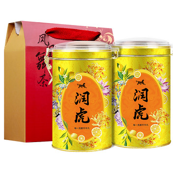 润虎凤舞系列大红袍乌龙茶200克（2罐）