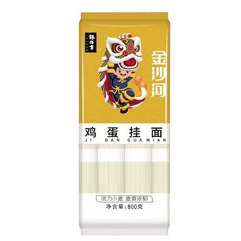 金沙河粮佰年鸡蛋挂面800g