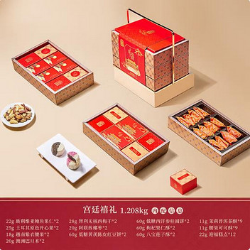 臻味上新了故宫1.208kg宫廷禧礼中秋坚果礼盒