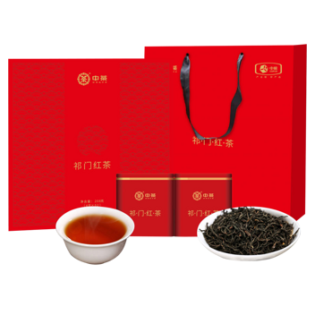 中粮中茶祁红毛峰礼盒208g（4罐）