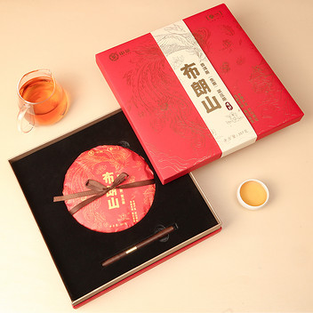 中粮中茶唯粹布朗山普洱茶礼盒357g