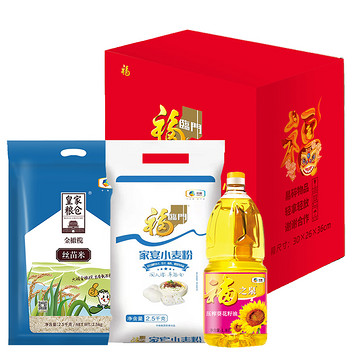 京食红四方中粮粮油套装A3款5kg+1.8L