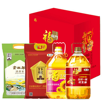 京食红四方中粮粮油套装D2款10kg+10L