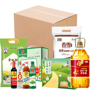 京食米面粮油蛋奶套装C2