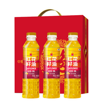 中粮悦润红花籽油1200ml礼盒