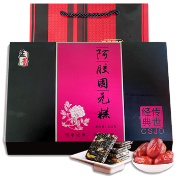 孟蕾传世阿胶固元糕礼盒500g