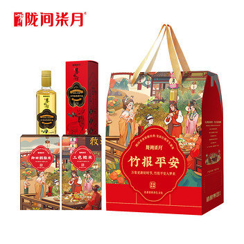 陇间柒月竹报平安A2粮油礼盒660g+248ml
