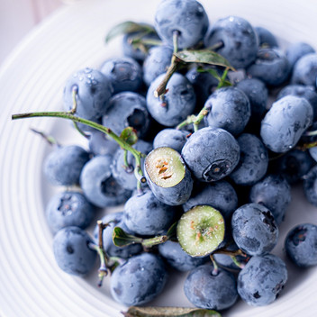 信谷云田云南L25花香蓝莓100g*2盒泡沫箱果径18mm