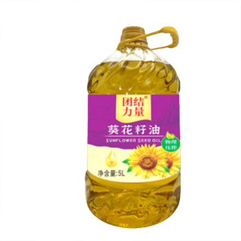 平山县团结力量葵花籽油5L