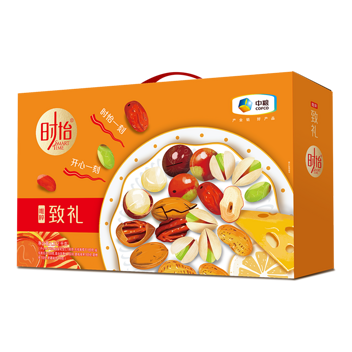 中粮时怡唯粹致礼罐装坚果礼盒1332g