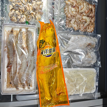 渤海湾原产地直捕液氮冷冻海鲜C套餐3520g