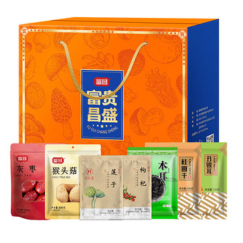 富昌庆丰年礼包B款菌菇礼盒1515g