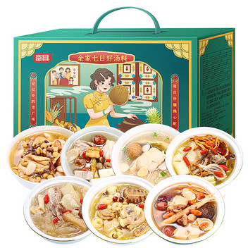 富昌全家七日营养汤礼盒492g