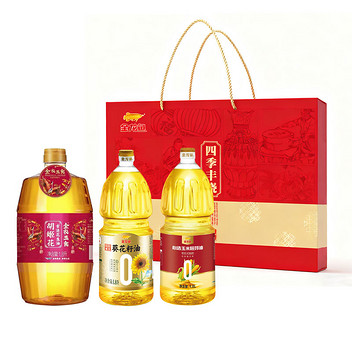金龙鱼营养均衡食用油礼盒D款5.4L
