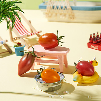 福建多彩小番茄天地盖礼盒3斤随机4-6种混装