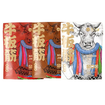 豁尔臣牛板筋108g*3（香辣*1麻辣*1烧烤*1）