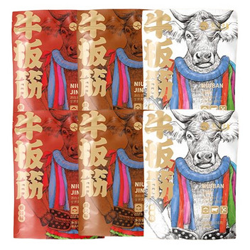 豁尔臣牛板筋108g*6（香辣*2麻辣*2烧烤*2）