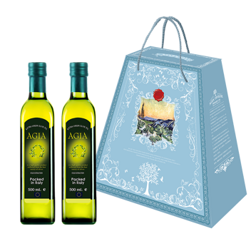 阿茜娅橄榄油500ml*2 艾雅礼盒