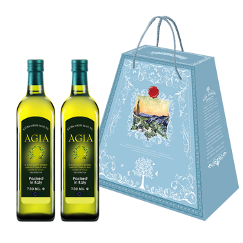 阿茜娅橄榄油750ml*2 典雅礼盒