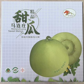 山东马连庄甜瓜4斤礼盒约9-12粒