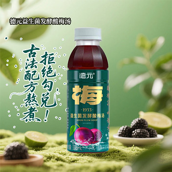 德元益生菌发酵酸梅汤 原味336ml*12