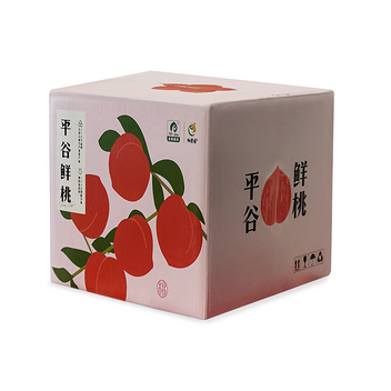 北京平谷鲜桃3斤彩箱单果100g+