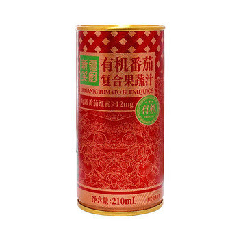 笑厨新疆有机番茄汁鲜榨复合果蔬汁210ml*12罐