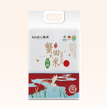 天地粮人甄制有机盘锦蟹田大米5kg