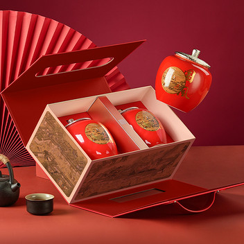 去寻祥云瑞彩金骏眉茶叶礼盒 250g