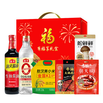 京食福暖四季调料粮油套装B款1290g+1L