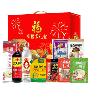 京食福暖四季调料粮油套装D款2055g+1L