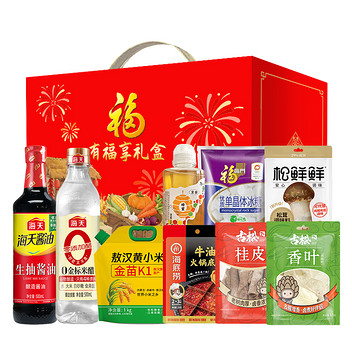京食福暖四季调料粮油套装E款2155g+1L
